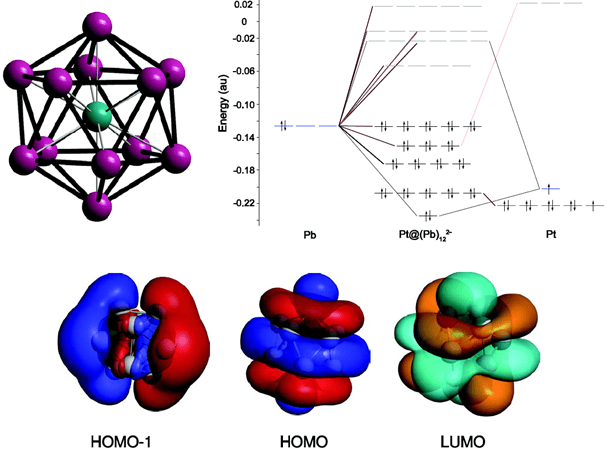 NMR of a Lead - Platinum superatom - SCM